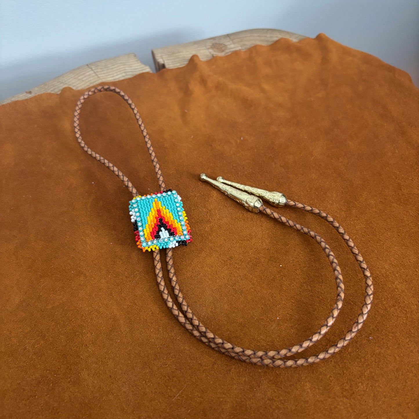 Beaded Bolo Tie